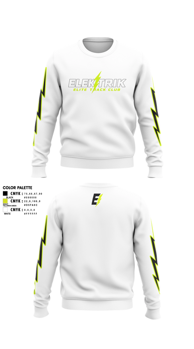ELEKTRIK ELITE TRACK CLUB Crew Neck Sweatshirt - 2