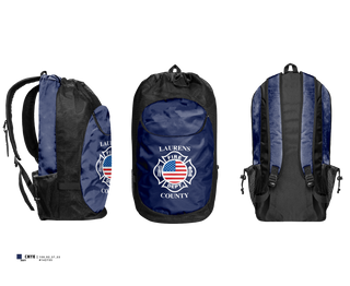 Gear Bag, Laurens County Fire Department, Fire Department, Teamtime, Team time, sublimation, custom sports apparel, team uniforms, spirit wear, spiritwear, sports uniforms, custom shirts, team store, custom team store, fundraiser sports, apparel fundraiser