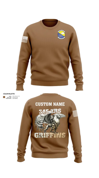 345th TRS 44562231 Crew Neck Sweatshirt - 11