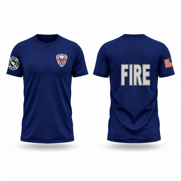 Short Sleeve Performance Shirt, Leaf River Fire Protection District, EMS/EMT, Teamtime, Team time, sublimation, custom sports apparel, team uniforms, spirit wear, spiritwear, sports uniforms, custom shirts, team store, custom team store, fundraiser sports, apparel fundraiser