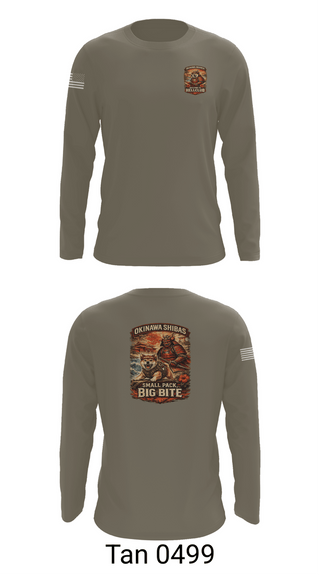 Long Sleeve Performance Shirt, VRA-J Okinawa, Army, Teamtime, Team time, sublimation, custom sports apparel, team uniforms, spirit wear, spiritwear, sports uniforms, custom shirts, team store, custom team store, fundraiser sports, apparel fundraiser