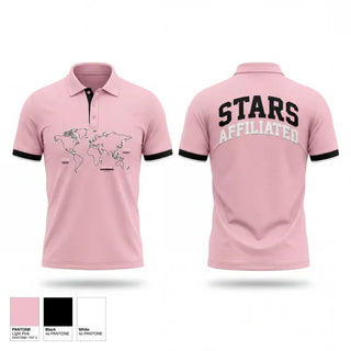 Short Sleeve Performance Polo, Stars Affiliated, Men's Basketball, Teamtime, Team time, sublimation, custom sports apparel, team uniforms, spirit wear, spiritwear, sports uniforms, custom shirts, team store, custom team store, fundraiser sports, apparel fundraiser