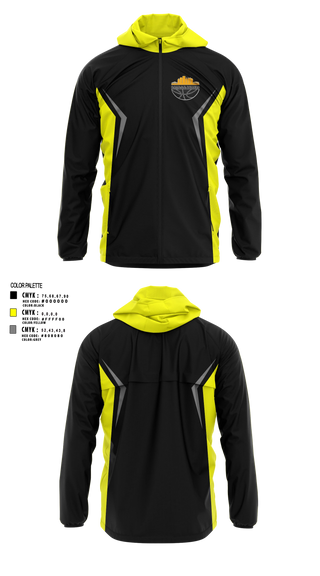 Windbreaker, B.R.I.D.G.E. Ballers, Women's Basketball, Teamtime, Team time, sublimation, custom sports apparel, team uniforms, spirit wear, spiritwear, sports uniforms, custom shirts, team store, custom team store, fundraiser sports, apparel fundraiser