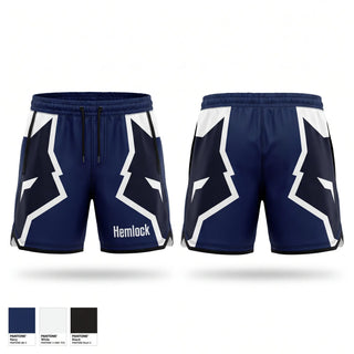 Athletic Shorts With Pockets, Hemlock, Wrestling, Teamtime, Team time, sublimation, custom sports apparel, team uniforms, spirit wear, spiritwear, sports uniforms, custom shirts, team store, custom team store, fundraiser sports, apparel fundraiser