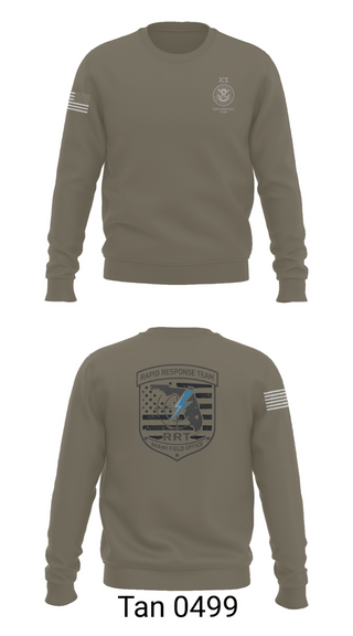 Crew Neck Sweatshirt, Miami RRT, Police, Teamtime, Team time, sublimation, custom sports apparel, team uniforms, spirit wear, spiritwear, sports uniforms, custom shirts, team store, custom team store, fundraiser sports, apparel fundraiser