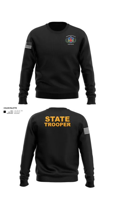 Arkansas State Police Bomb Squad 82433204 Crew Neck Sweatshirt - 21