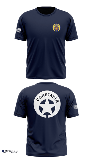 Old School Cotton Feel Shirt, 2nd city Constable's office, Police, Teamtime, Team time, sublimation, custom sports apparel, team uniforms, spirit wear, spiritwear, sports uniforms, custom shirts, team store, custom team store, fundraiser sports, apparel fundraiser