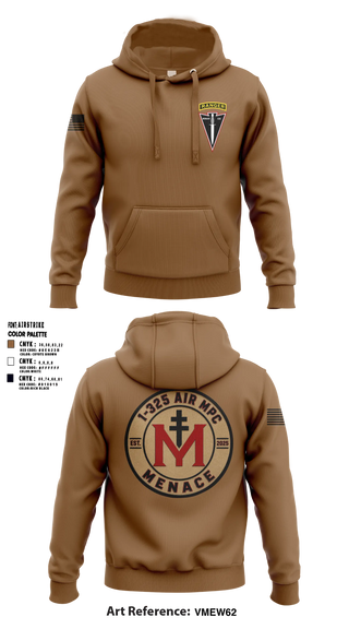 Hoodie, MPC/1-325AIR, Army, Teamtime, Team time, sublimation, custom sports apparel, team uniforms, spirit wear, spiritwear, sports uniforms, custom shirts, team store, custom team store, fundraiser sports, apparel fundraiser