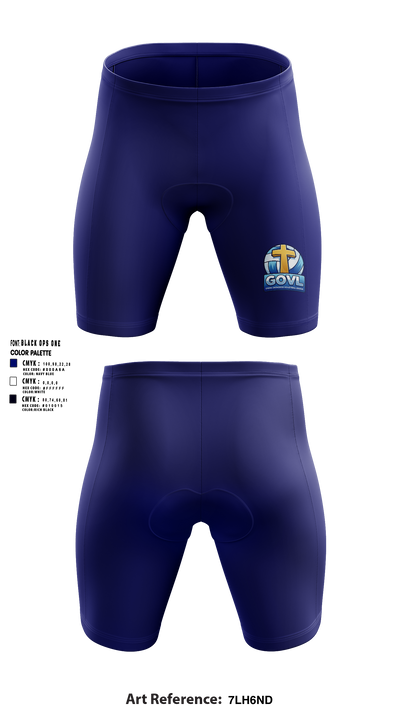 Greek Orthodox Volleyball League 97213591 Men's Compression Shorts - 1