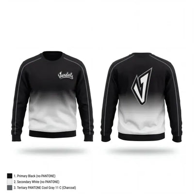 Midwest Vandals 80354767 Crew Neck Sweatshirt - 1