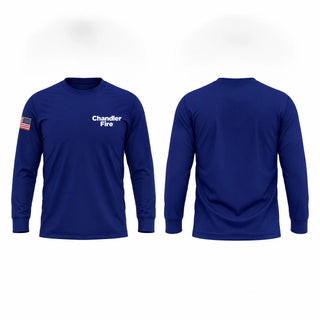 Long Sleeve Performance Shirt, Chandler Fire, Fire Department, Teamtime, Team time, sublimation, custom sports apparel, team uniforms, spirit wear, spiritwear, sports uniforms, custom shirts, team store, custom team store, fundraiser sports, apparel fundraiser