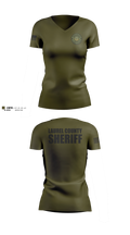Laurel county sheriffs office 62791852 Women's Short Sleeve V-neck Shirt - 11