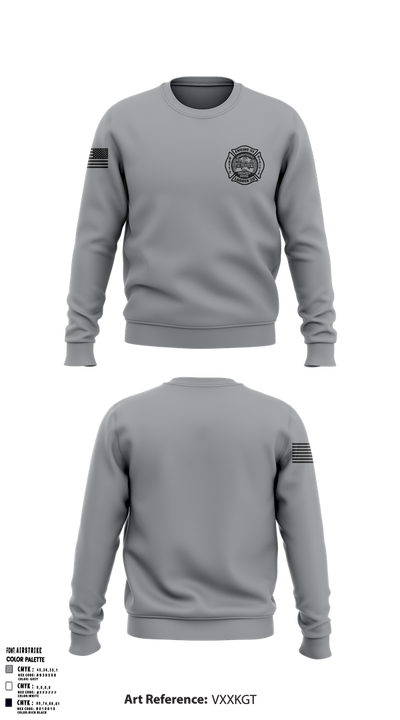 Engine 51 Ladder 29 Medic 18 Battalion 2 1889542 Crew Neck Sweatshirt - 1