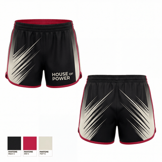 Womens Shorts, House of Power, Rugby, Teamtime, Team time, sublimation, custom sports apparel, team uniforms, spirit wear, spiritwear, sports uniforms, custom shirts, team store, custom team store, fundraiser sports, apparel fundraiser