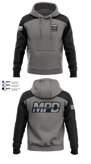Hoodie, Mooresville Police Department, Police, Teamtime, Team time, sublimation, custom sports apparel, team uniforms, spirit wear, spiritwear, sports uniforms, custom shirts, team store, custom team store, fundraiser sports, apparel fundraiser