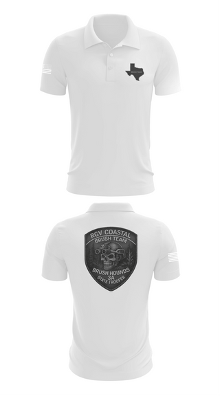 Short Sleeve Performance Polo, RGV COASTAL BRUSH TEAM, Police, Teamtime, Team time, sublimation, custom sports apparel, team uniforms, spirit wear, spiritwear, sports uniforms, custom shirts, team store, custom team store, fundraiser sports, apparel fundraiser