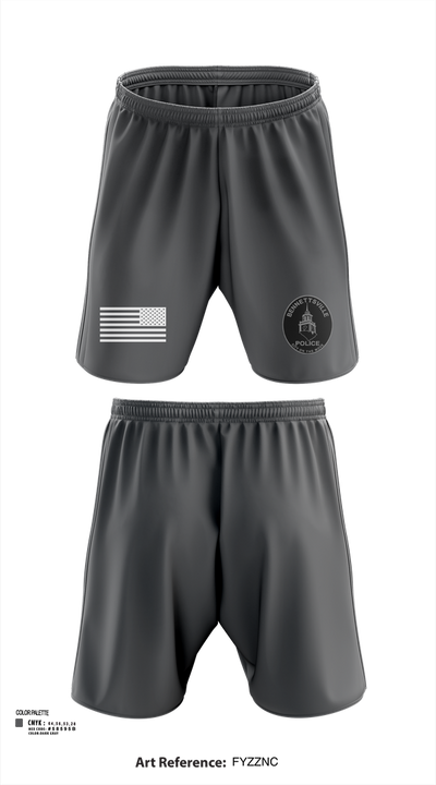 Bennettsville Police 90771724 Athletic Shorts With Pockets - 2