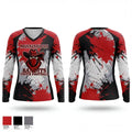 Mississippi Bandits Youth Football and Cheer Team 58655552 Women's Long Sleeve V-neck Shirt - 1