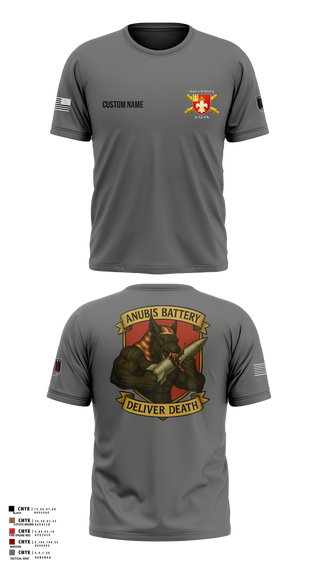Short Sleeve Performance Shirt, Anubis Battery, 3-12 FA, Army, Teamtime, Team time, sublimation, custom sports apparel, team uniforms, spirit wear, spiritwear, sports uniforms, custom shirts, team store, custom team store, fundraiser sports, apparel fundraiser