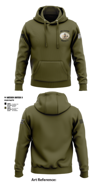 2nd Plt, Doghouse Company, 1/3 TOG 80089099 Hoodie - 6
