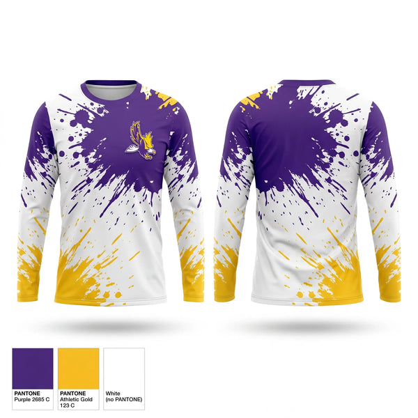 Long Sleeve Performance Shirt, Eaton Eagles, Spirit Store, Teamtime, Team time, sublimation, custom sports apparel, team uniforms, spirit wear, spiritwear, sports uniforms, custom shirts, team store, custom team store, fundraiser sports, apparel fundraiser