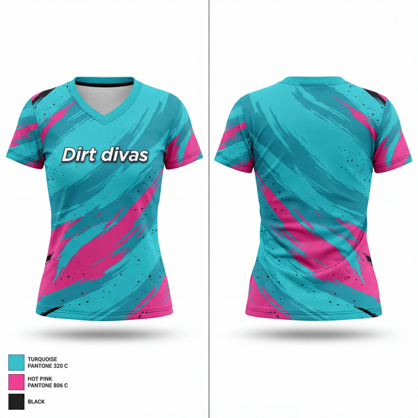 Womens Short Sleeve Vneck Shirt, Dirt divas, Softball, Teamtime, Team time, sublimation, custom sports apparel, team uniforms, spirit wear, spiritwear, sports uniforms, custom shirts, team store, custom team store, fundraiser sports, apparel fundraiser