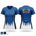 Central Wisconsin lumberjacks Women's Short Sleeve V-neck Shirt - 1