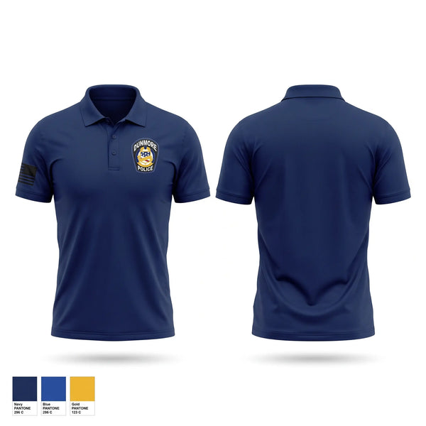 Short Sleeve Performance Polo, Dunmore Police Department, Police, Teamtime, Team time, sublimation, custom sports apparel, team uniforms, spirit wear, spiritwear, sports uniforms, custom shirts, team store, custom team store, fundraiser sports, apparel fundraiser