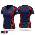 Hartford Fire Department Women's Short Sleeve V-neck Shirt - 1