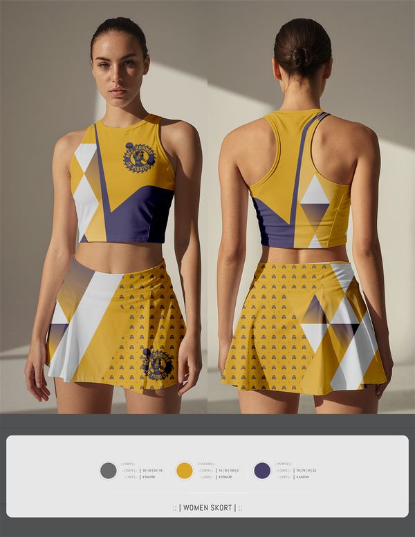 Skort, Pac Hwy Lady Jr Pirates, Cheer, Teamtime, Team time, sublimation, custom sports apparel, team uniforms, spirit wear, spiritwear, sports uniforms, custom shirts, team store, custom team store, fundraiser sports, apparel fundraiser