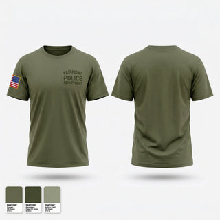 Old School Cotton Feel Shirt, Fairmont Police Department, Police, Teamtime, Team time, sublimation, custom sports apparel, team uniforms, spirit wear, spiritwear, sports uniforms, custom shirts, team store, custom team store, fundraiser sports, apparel fundraiser