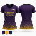 Harrisburg High School Girls Basketball 74185952 Women's Short Sleeve V-neck Shirt - 1