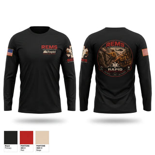 Long Sleeve Performance Shirt, Rapid Emergency Management, EMS/EMT, Teamtime, Team time, sublimation, custom sports apparel, team uniforms, spirit wear, spiritwear, sports uniforms, custom shirts, team store, custom team store, fundraiser sports, apparel fundraiser