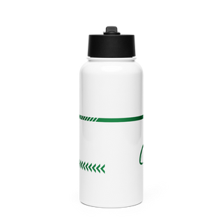 Friends of the Taft City Parks Youth Football League 34761769 Stainless Steel Water Bottle with a Straw Lid
