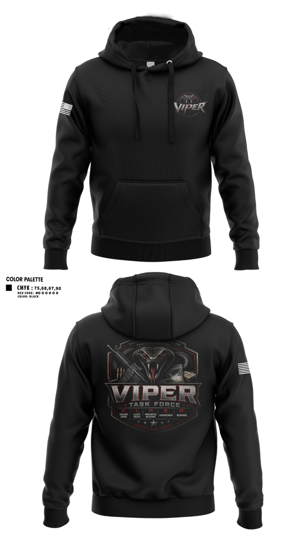 Hoodie, VIPER Task Force, Police, Teamtime, Team time, sublimation, custom sports apparel, team uniforms, spirit wear, spiritwear, sports uniforms, custom shirts, team store, custom team store, fundraiser sports, apparel fundraiser
