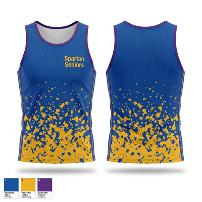 Spartan Seniors 83301761 Men's Track Singlet - 1