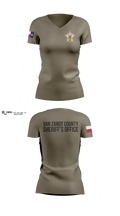 Van Zandt county sheriff’s office Women's Short Sleeve V-neck Shirt - 11
