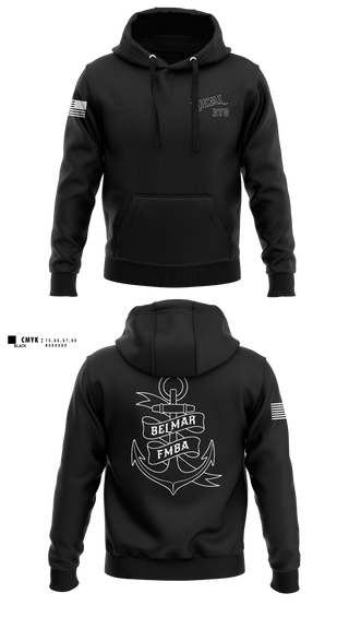 Hoodie, Belmar Ems 378, EMS/EMT, Teamtime, Team time, sublimation, custom sports apparel, team uniforms, spirit wear, spiritwear, sports uniforms, custom shirts, team store, custom team store, fundraiser sports, apparel fundraiser