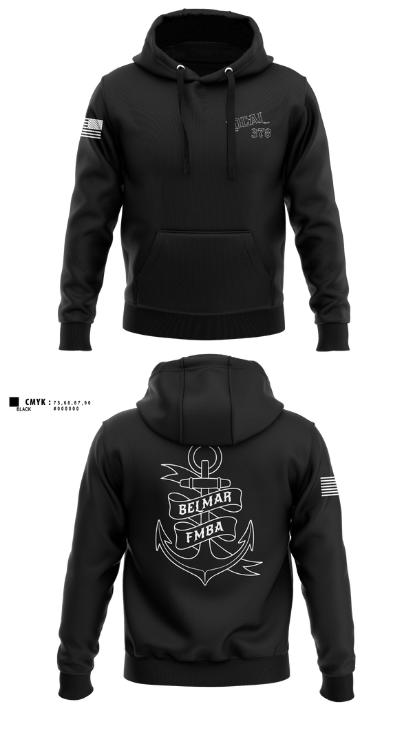 Hoodie, Belmar Ems 378, EMS/EMT, Teamtime, Team time, sublimation, custom sports apparel, team uniforms, spirit wear, spiritwear, sports uniforms, custom shirts, team store, custom team store, fundraiser sports, apparel fundraiser