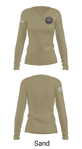 Womens Long Sleeve Vneck Shirt, NAVAIR, , Teamtime, Team time, sublimation, custom sports apparel, team uniforms, spirit wear, spiritwear, sports uniforms, custom shirts, team store, custom team store, fundraiser sports, apparel fundraiser