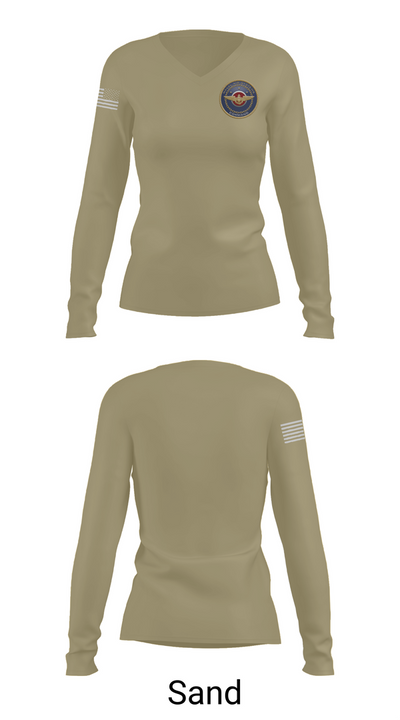 NAVAIR 97184598 Women's Long Sleeve V-neck Shirt - 92