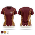 Columbia City High School Women's Short Sleeve V-neck Shirt - 1