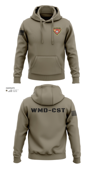 Hoodie, 2nd WMD CST, Army, Teamtime, Team time, sublimation, custom sports apparel, team uniforms, spirit wear, spiritwear, sports uniforms, custom shirts, team store, custom team store, fundraiser sports, apparel fundraiser