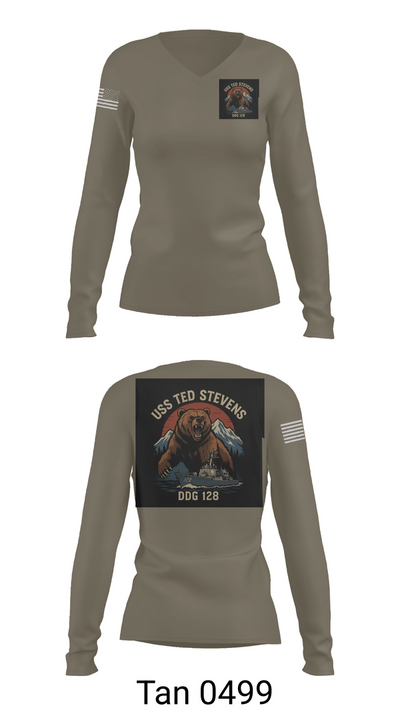 TED STEVENS 69093097 Women's Long Sleeve V-neck Shirt - 73