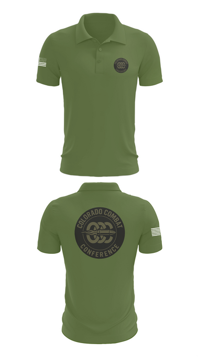 Colorado Combat Conference 90728248 Short Sleeve Performance Polo - 45