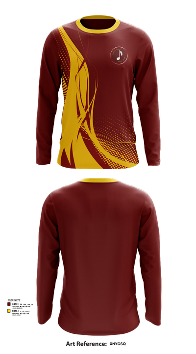 South Stokes Saura Band 30412407 Long Sleeve Performance Shirt 51