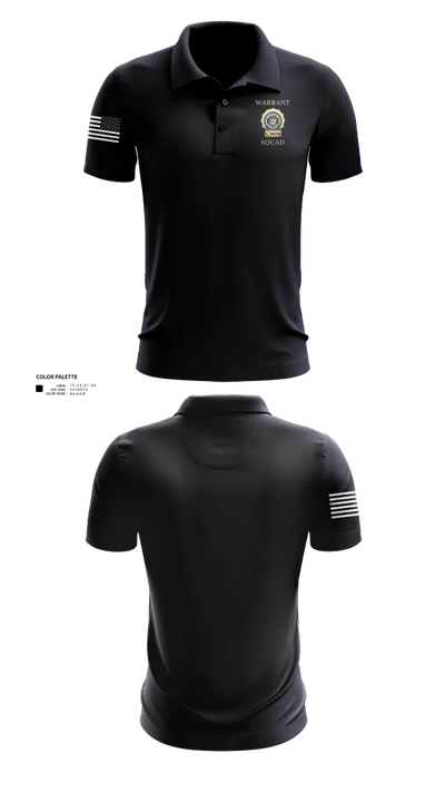 NCSD Warrant Squad 52511437 Short Sleeve Performance Polo - 20