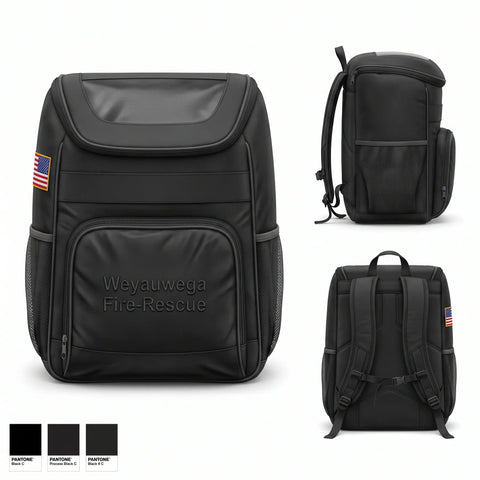 Gear Bag, Weyauwega Fire/Rescue, Fire Department, Teamtime, Team time, sublimation, custom sports apparel, team uniforms, spirit wear, spiritwear, sports uniforms, custom shirts, team store, custom team store, fundraiser sports, apparel fundraiser