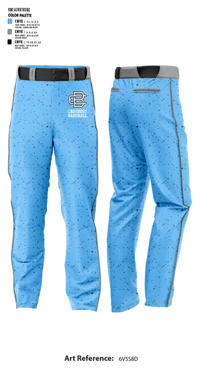 Crashout Baseball 89239414 Baseball Pants - 1