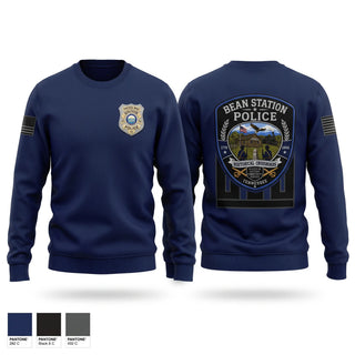 Crew Neck Sweatshirt, BEAN STATION POLICE DEPARTMENT, Police, Teamtime, Team time, sublimation, custom sports apparel, team uniforms, spirit wear, spiritwear, sports uniforms, custom shirts, team store, custom team store, fundraiser sports, apparel fundraiser